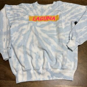 Laguna Beach Blue Tie-Dye Sweatshirt